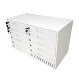 11X2X12" Slot 12Slot Metal Cellphone Locker Cabinet Charge Station iPad Computer Max 5 Watts Per Slot Output 15261