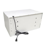 11X2X12" Slot 12Slot Metal Cellphone Locker Cabinet Charge Station iPad Computer Max 5 Watts Per Slot Output 15261