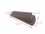 Rubber Door Stopper Security Door Stop Wedge Gaps up to 1.2 Inches 4PK 15263