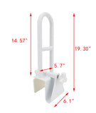 Adjustable Bathtub Safety Rail Shower Grab Handle Bar Edge Mount Clamp