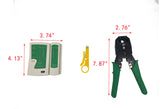 Network/Phone Tester RJ45 Crimp Crimper RJ45 CAT6 Connector Plug Tool Kits