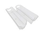 Stackable Plastic Organizer Storage BinsPantry Refrigerator Freezer Hardware