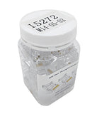 Pass through Cable Connector Gold plated 100 pieces End pass RJ45 Cat5 Cat5e