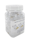 Pass through Cable Connector Gold plated 100 pieces End pass RJ45 Cat5 Cat5e