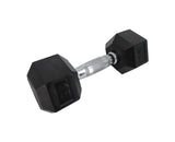 15 LB Dumbbell One Pair of Two 15 lbs Dumb bells Hex End Rubber Coated Weight