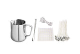 Candle Making Kit Wax DIY Pour Pot Wicks Sticker Holder Cans Fragrance Coloring