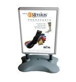 Outdoor Wind Resistant Poster Frame Sign Board Menu Board Sidewalk Marketing Stand 24X32Graphics Two Sided Snap Frame, Fillable with Sand or Concrete 15304