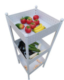 3 Tier Metal Basket Stand Dump Bin Floor Display Rack 15307