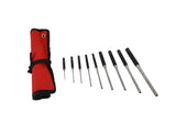 9pc Forged Steel Roll Pin Punch Set in Roll Up Case Rifle Gunsmithing Jewelers15311