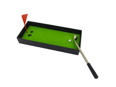 Golf Pen Set Mini Desktop Golf Ball Pen Gift Set Putter Iron Driver Signature