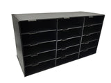 Construction Paper Storage Bin 15 Slot File Organizer Office Classroom 32X13X17 15316