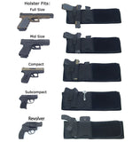 Right Handed Tactical Concealed Carry Belly Band Hand Gun Holster Breathable