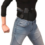 Right Handed Tactical Concealed Carry Belly Band Hand Gun Holster Breathable