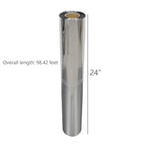 24 Inch X 98.42 Feet Self-Adhesive Printer Sticker Paper Bright Silver Paper 15323   Chrome