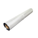 24 Inch X 98.42 Feet Self-Adhesive Printer Sticker Paper Brushed Silver Paper 15325 Brushed