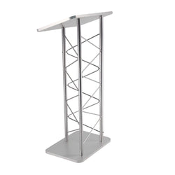 Silver Truss Podium Church Pulpit Conference Lectern School Lectern Event Podium
