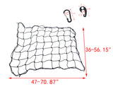 Cargo Nets 47X36 5mm Premium Bungee Cord Grid Mesh Rooftop Basket Cover Trunk