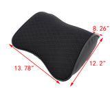 Car Seat Neck Pillow Headrest Cushion Neck Pain Relief Support Adjustable Straps