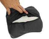 Car Seat Neck Pillow Headrest Cushion Neck Pain Relief Support Adjustable Straps
