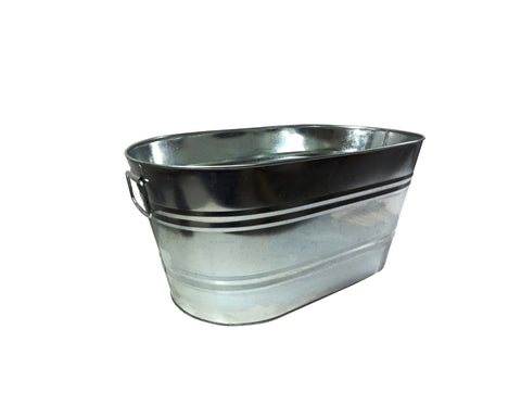 Galvanized Metal Ice Bucket Beverage Beer Drink Party Cooler Bucket 15358