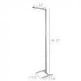 Adjustable Pallet Sign Holder Floor Mobile Sign Holder Posters Stand