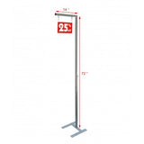 Adjustable Pallet Sign Holder Floor Mobile Sign Holder Poster Stand Pallet Promo