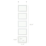 5 PK LED Backlit Window Display Picture Frame Ceiling Wall Mount Landscap 11X8.5 15362