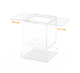 Terrarium, Clear Plexiglass Acrylic with Open Roof and Watertight Tray 15365