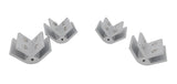 90 Degrees Aluminum Alloy Glass Clamp Holder Corner Bracket 8.3 mm (0.34) Thick