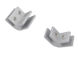 90 Degrees Aluminum Alloy Glass Clamp Holder Corner Bracket 8.3 mm (0.34) Thick