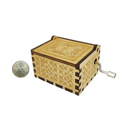 FixtureDisplays® Music Box - Amazing Grace 3 3/8 X 2 X 1 5/8" Hymn Christian Gift for Mother Father Daughter Son Brother Sisters Religius Communion Play While Cranking 15369