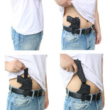 Gun Holster, Concealed Carry Holster, Wear Inside or Outside Waistband IWB Gun