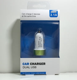 Car Dual USB AC/DC Charger Adapter Samsung Galaxy Andriod iPhone 15373