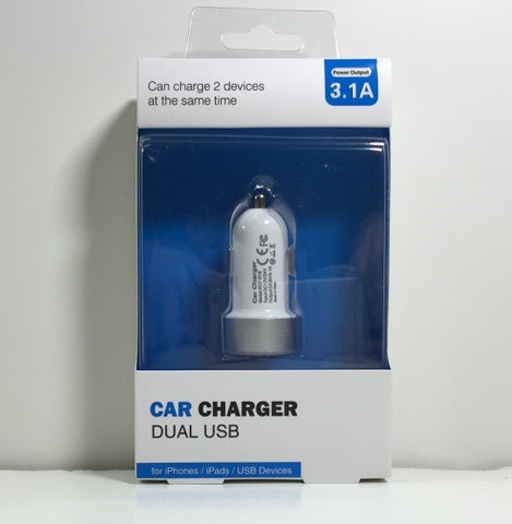 Car Dual USB AC/DC Charger Adapter Samsung Galaxy Andriod iPhone 15373