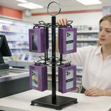 Countertop Spinner Rack 360¡ã Rotating Hook Display Stand for Retail Items 15375