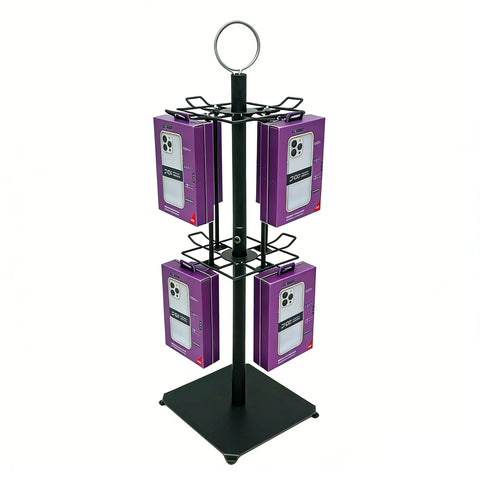 Countertop Spinner Rack 360¡ã Rotating Hook Display Stand for Retail Items 15375