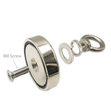 N35 Fishing Magnet 280 Lbs Capcity, 65' Nylon Rop 15378
