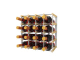 Tabletop Wine Rack Wine Bottle Storage Kitchen Bar Wine Stand Glass Bottle Rack