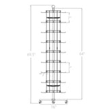 FixtureDisplays Key chain Souvenior Rack Wire Display Mobile Stand 15394 NEW
