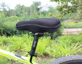 Gel Bike Seat Cover Soft Gel Bicycle Seat Saddle Cushion Bonus Cover 11 X 7