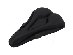 Gel Bike Seat Cover Soft Gel Bicycle Seat Saddle Cushion Bonus Cover 11 X 7