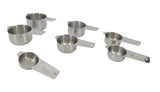 7 Measuring Cups 7 Spoons Set 1 Level 2 D Ring 1 Conversionchart Stainless Steel