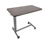 Medical Adjustable Height 28-40with locking set screw Overbed Bedside Table with Wheels(Hospital and Home Use)Product Weight 20 Lbs,Assembly Video Provided 15415