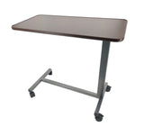 Medical Adjustable Height 28-40with locking set screw Overbed Bedside Table with Wheels(Hospital and Home Use)Product Weight 20 Lbs,Assembly Video Provided 15415