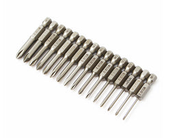 Phillips Screwdriver Drill Bit Set 16 PC PH0 PH2 Hex 1/4 Shank Magnetic Impact