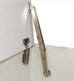 200N Gas Struts Heavy Duty Soft Close Lid Support Hinges Pneumatic Lifter 2PK