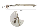 200N Gas Struts Heavy Duty Soft Close Lid Support Hinges Pneumatic Lifter 2PK