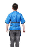 Lead Apron Full Overlap Short Sleeve for X Ray MRI CT Radiation Protection