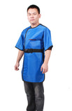 Lead Apron Full Overlap Short Sleeve for X Ray MRI CT Radiation Protection
