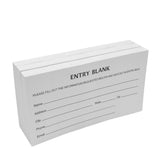 Entry Form Pads for Raffle Ticket, Contests, Ballot, luck Drawings 5.1W x 2.8W - 1,000 Forms Sheets Total Ticket Enter to Win